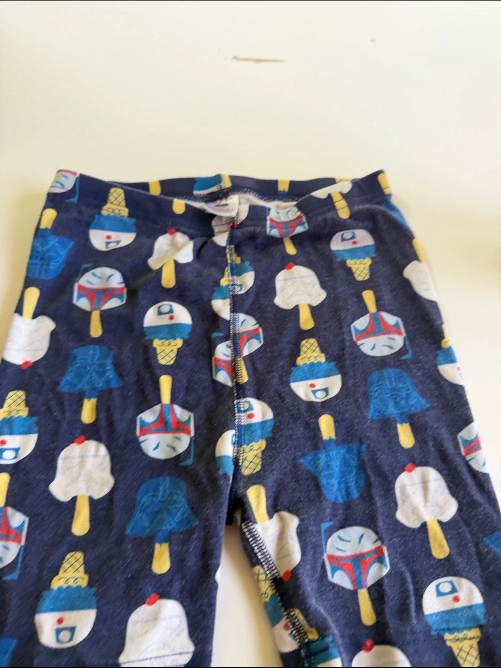 Hanna Andersson Navy Ice Cream & Popsicle Print Pajama Shorts
